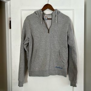 Carhartt Gray Quarterzip with Hood